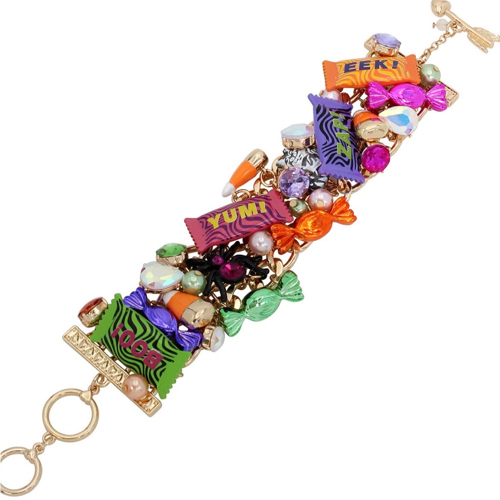 Betsey Johnson Candy Statement Bracelet glow in the dark